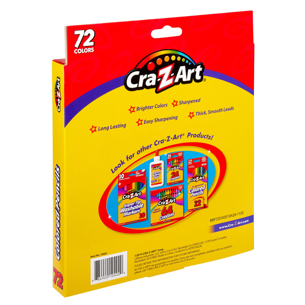 Олівці кольорові Cra-Z-Art 72 кольорів (10402CRA) - зображення 11