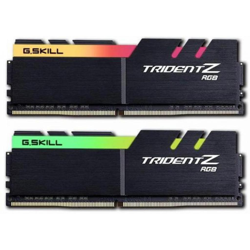 Модуль пам'яті для комп'ютера DDR4 16GB (2x8GB) 3600 MHz TridentZ RGB Black G.Skill (F4-3600C18D-16GTZR) - зображення 1