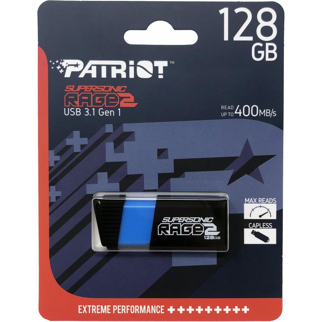 USB флеш накопичувач Patriot 128GB SUPERSONIC RAGE2 USB 3.1 (PEF128GSR2USB) - зображення 3