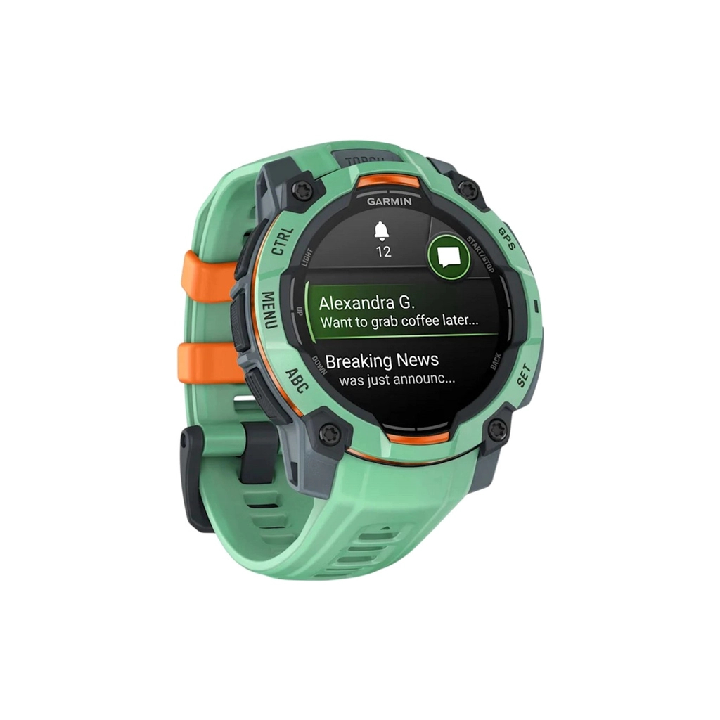 Смарт-годинник Garmin Instinct 3, 45mm, AMOLED, Neo Tropic Bezel w/Neo Tropic Bnd, GPS смарт-годинник (010-02936-01) - изображение 3