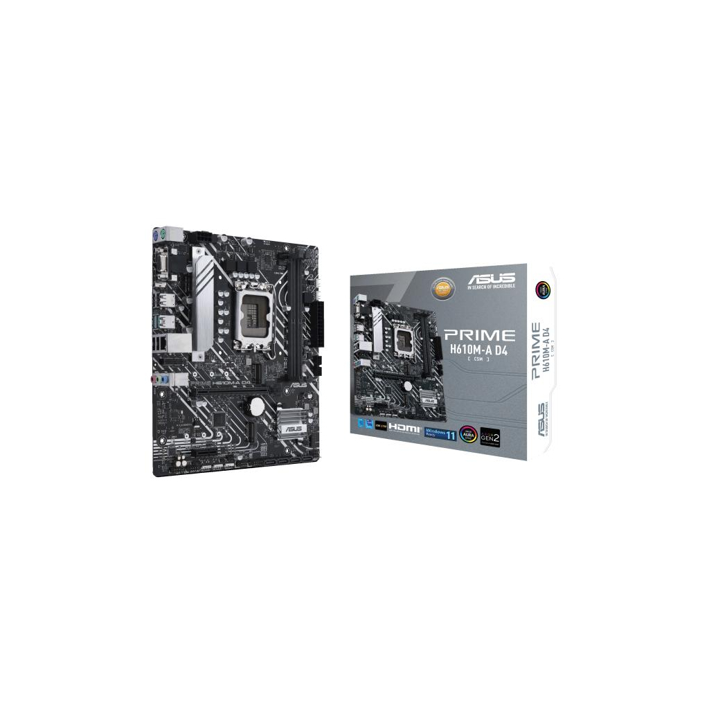 Материнська плата ASUS PRIME H610M-A D4-CSM - зображення 1