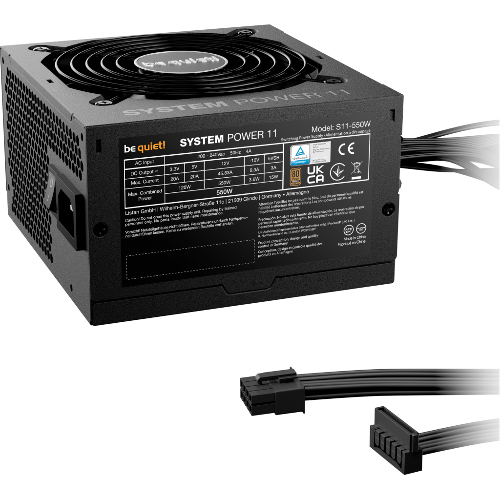 Блок живлення Be quiet! 550W SYSTEM POWER 11 (BP010EU) - зображення 2