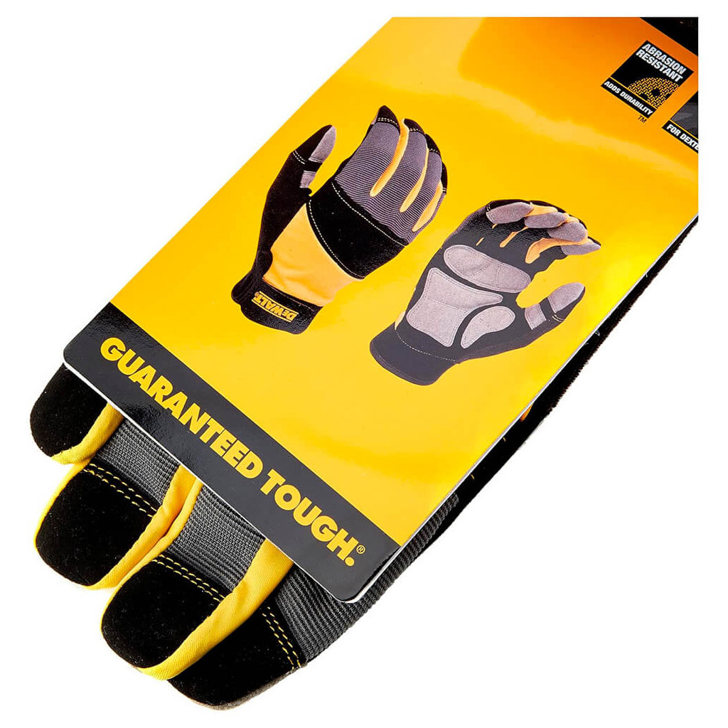 Захисні рукавиці DeWALT розм. L/9, з накладками на долоні та пальцях (DPG215L) - зображення 4