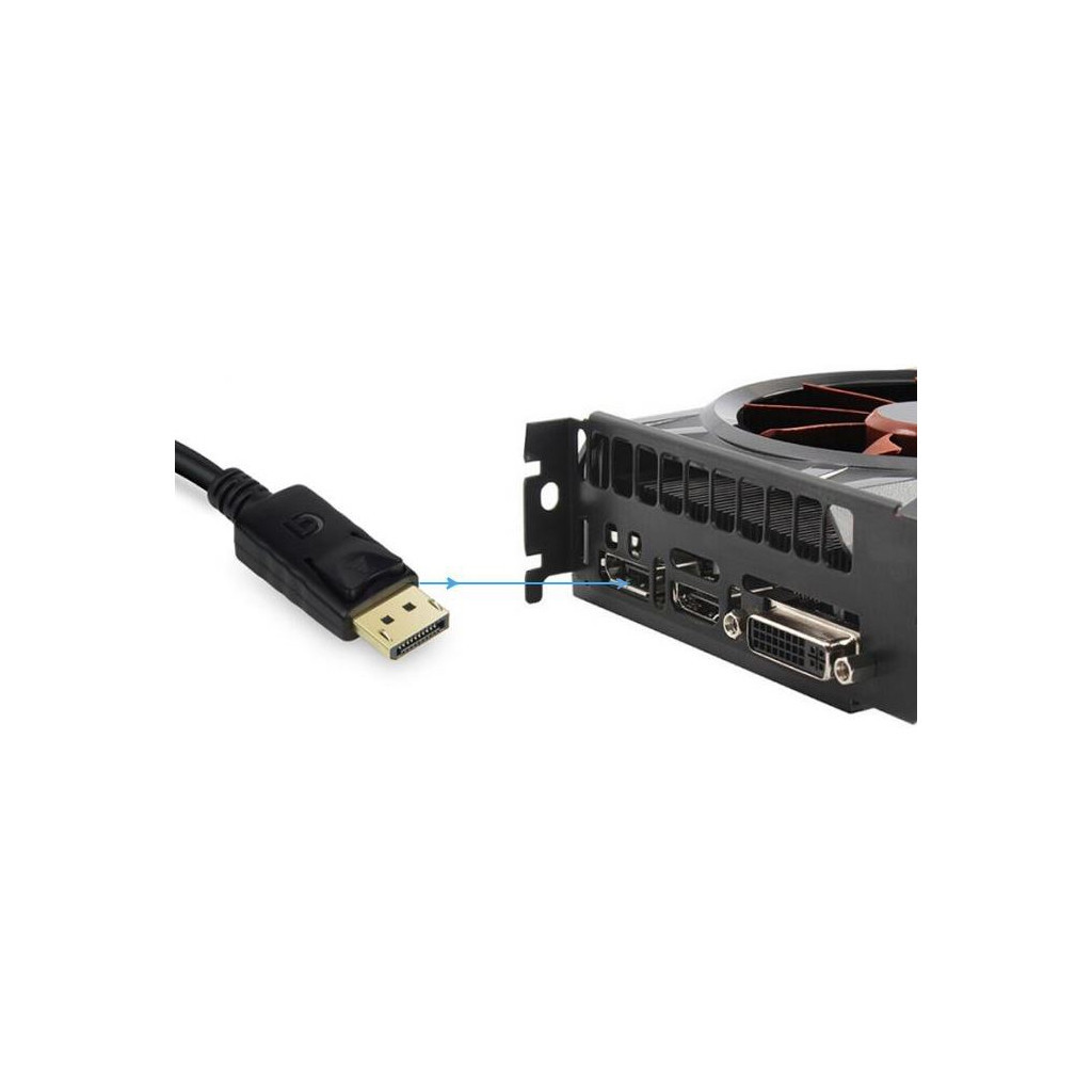 Перехідник DisplayPort Male to HDMI 4K Ultra HD Female ST-Lab (U-996-4K) - изображение 11