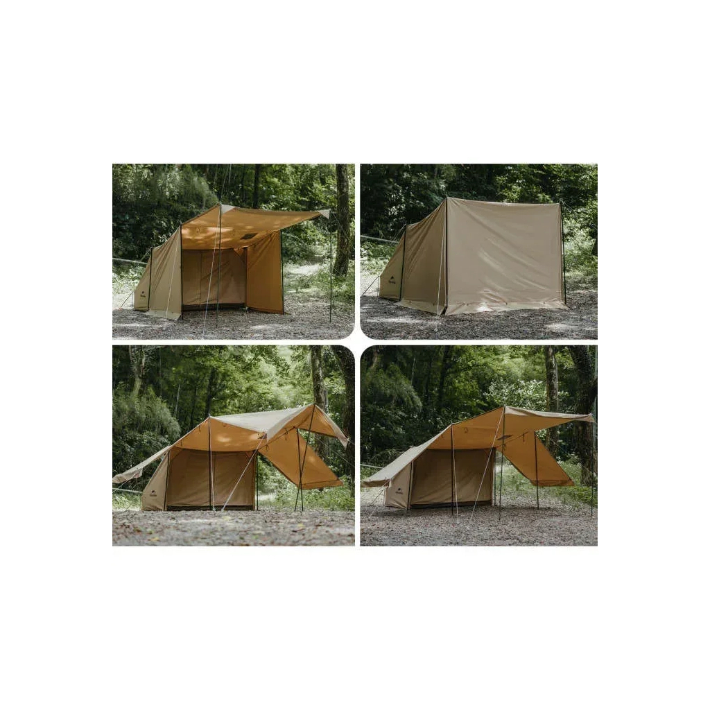 Намет Naturehike одномісний із тентом CNK2450WS026, коричневий (6927595713334) - зображення 5