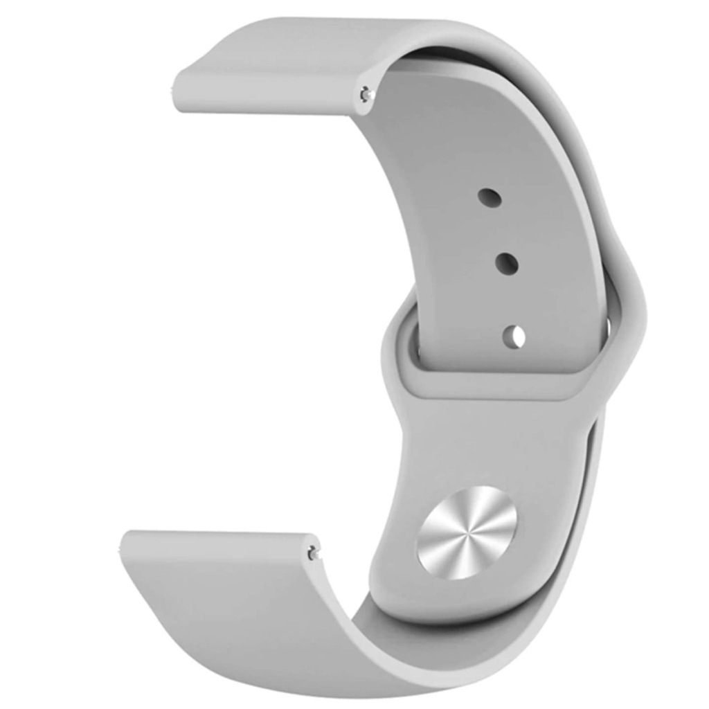 Ремінець до смарт-годинника Armorstandart Silicone Watch Strap 20mm Light Grey (ARM60517) - зображення 2