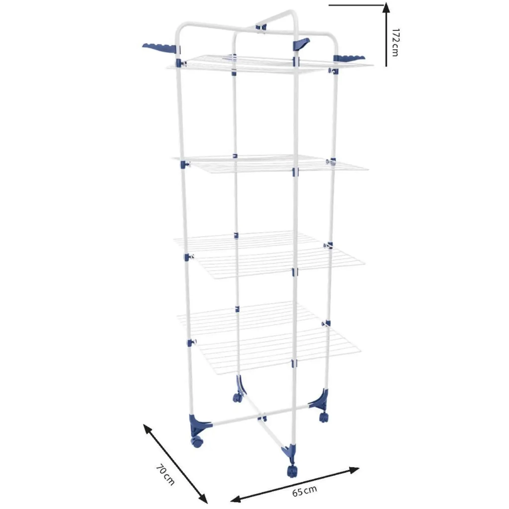 Сушарка для білизни Casa Si Athletic 4 White Підлогова (CS92186E04) (DAS302372) - зображення 2