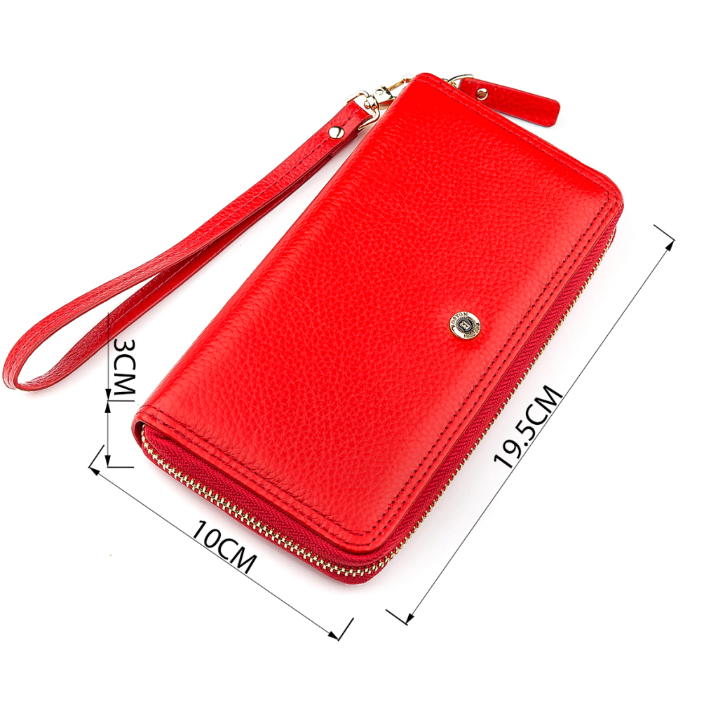 Гаманець Boston З натуральної шкіри Червоний (18464) - зображення 3