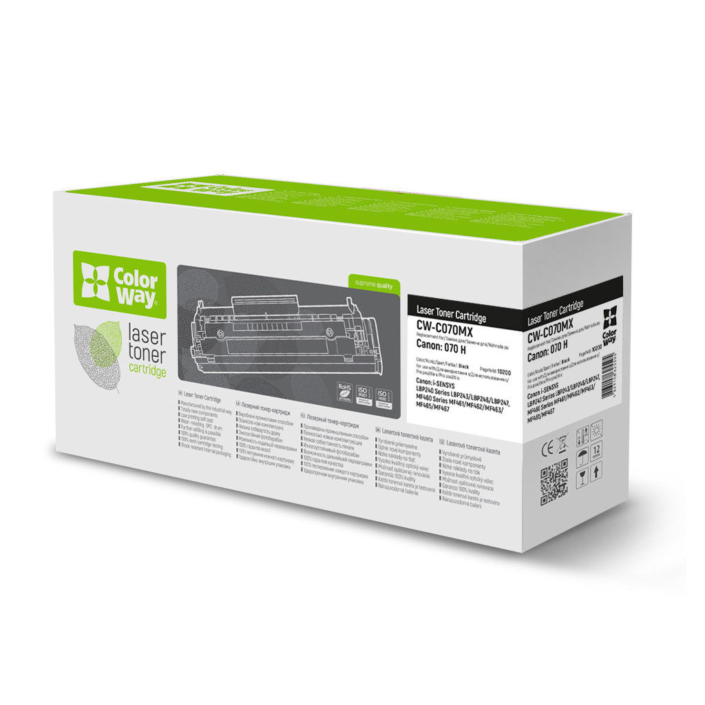 Картридж ColorWay для CANON 070H MF461w/463dw/465dw/LBP243dw/246dw (CW-C070MX) - зображення 1