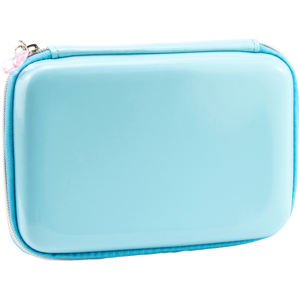 Пенал Cool For School подвійний з ефектом акваріума 1 відділення Блакитний (QT-5703-Blue) - зображення 2