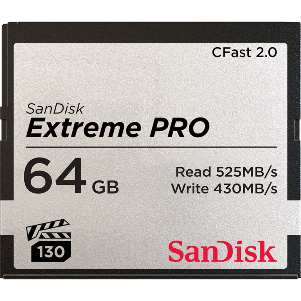 Карта пам'яті SanDisk 64GB CFast 2.0 Extreme Pro (SDCFSP-256G-G46D) - зображення 1