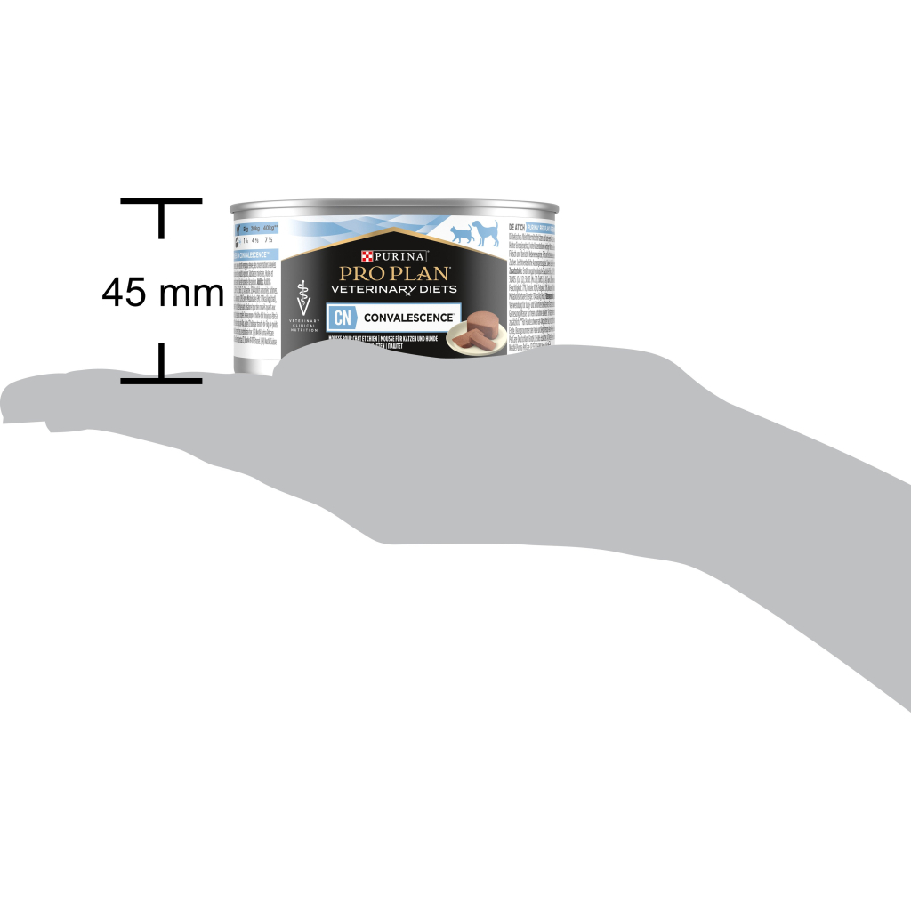 Вологий корм для кішок Purina Pro Plan Veterinary Diets CN Convalescence Одужання після операцій Мус для котів та собак 195 г (8445290092939) - зображення 11