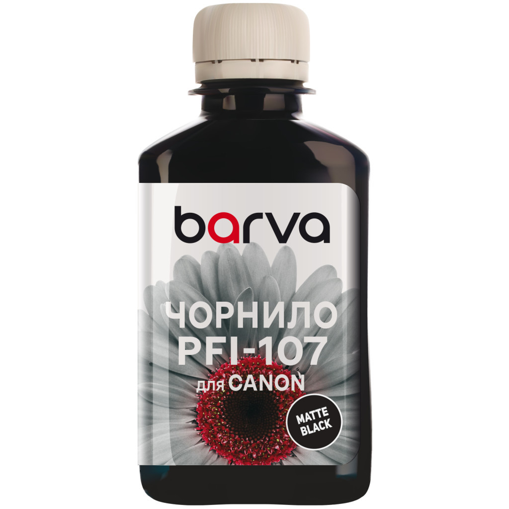 Чорнило Barva Canon PFI-102/107 180ml MBK (C107-883) - зображення 1