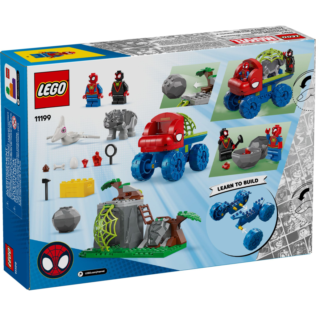 Конструктор LEGO Spidey Динозаврячий рятувальний транспорт команди Павука (11199) - зображення 8