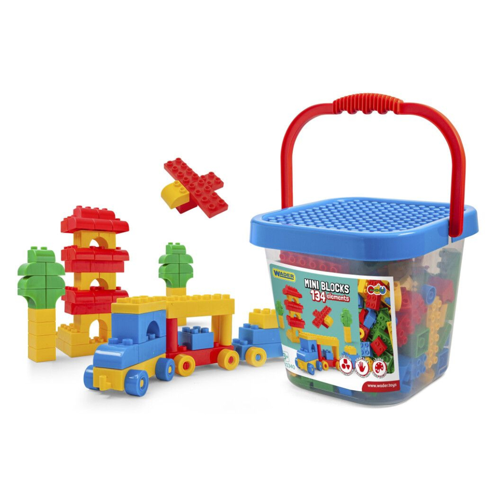 Конструктор Wader Відро з конструктором велике (41340) - зображення 3