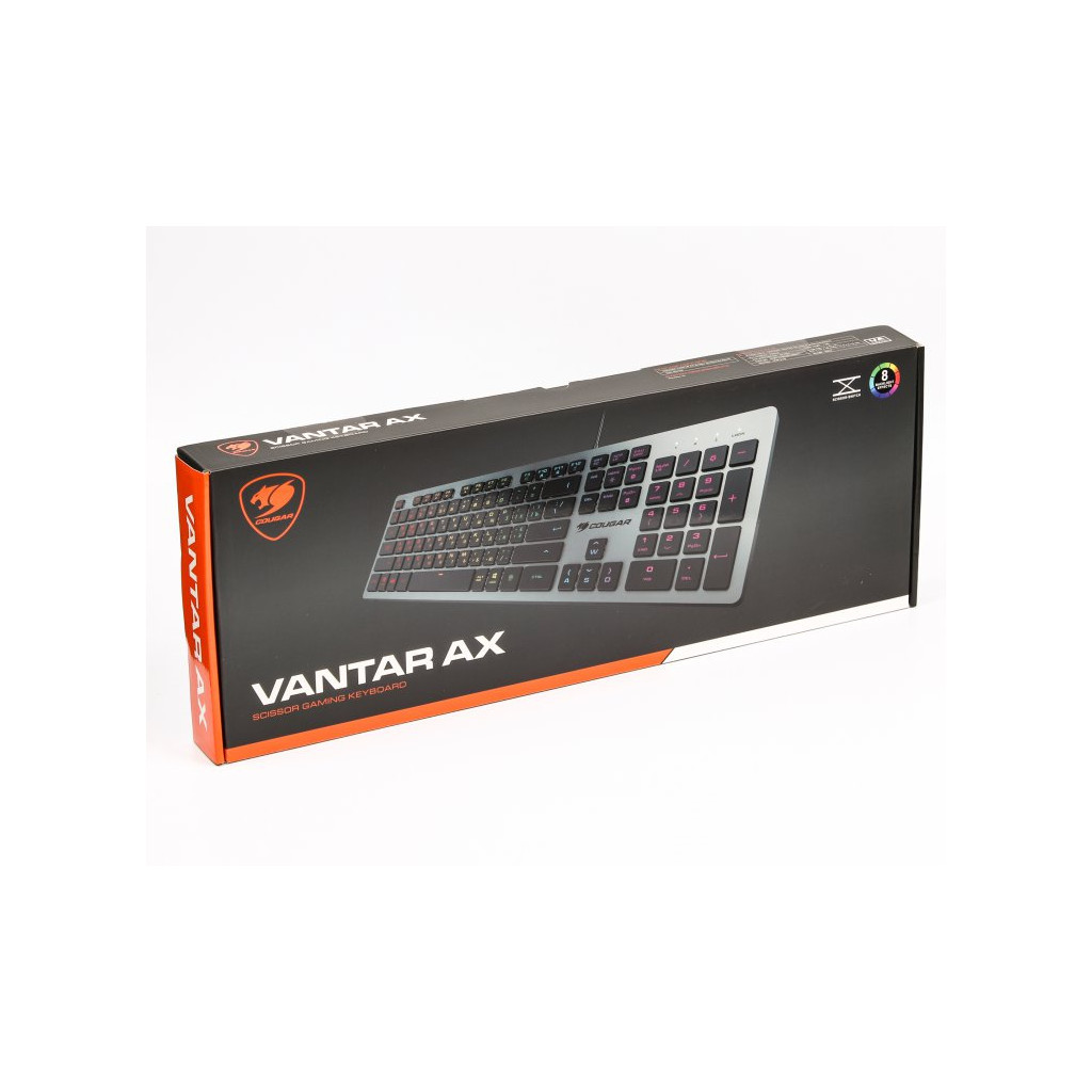 Клавіатура Cougar Vantar AX USB Black - зображення 12