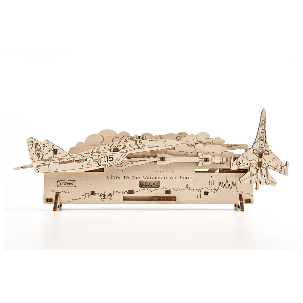 Конструктор Ugears Привид Києва атакує (6337398) - зображення 1