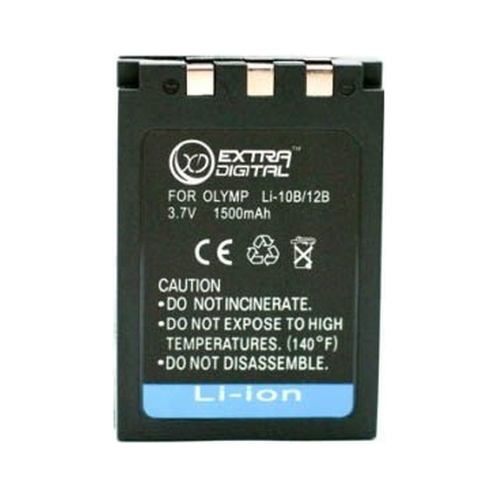 Акумулятор до фото/відео Extradigital Olympus LI-10B, Li-12B, DB-L10 (BDO2536) - зображення 2