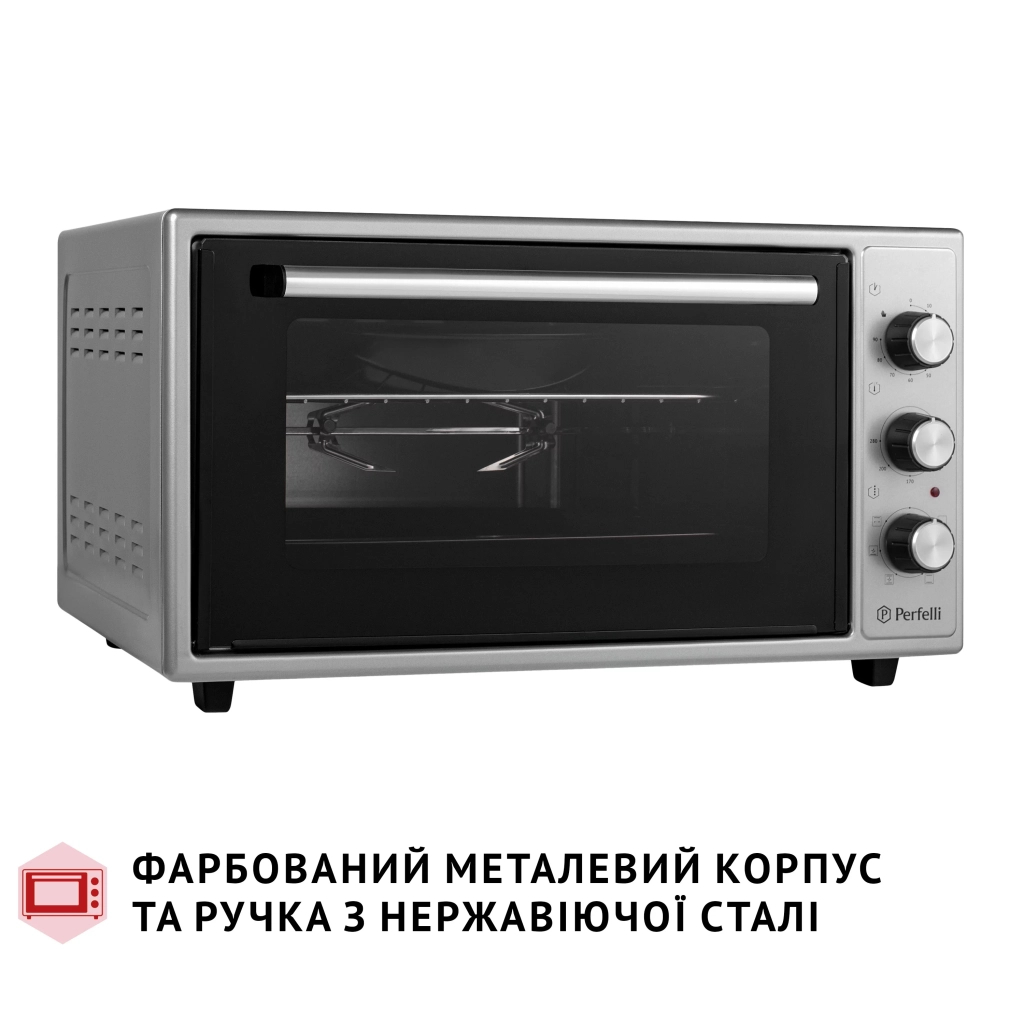 Електропіч Perfelli SIERRA 48 GREY - зображення 4