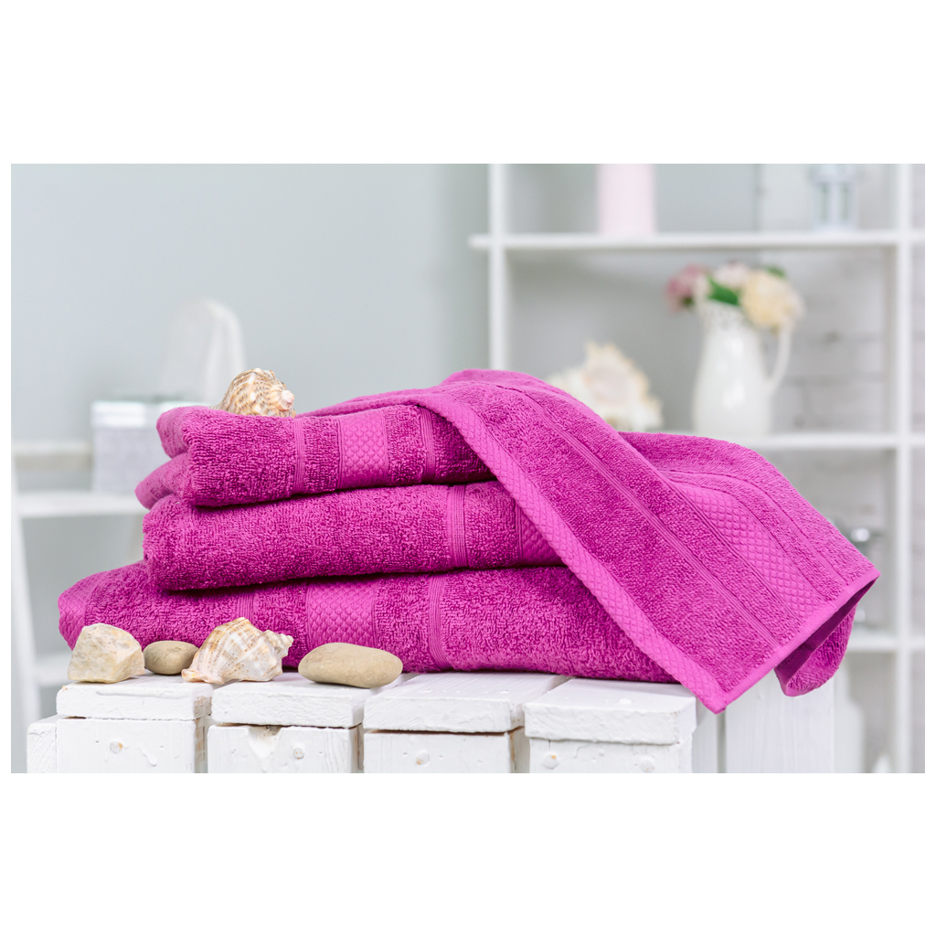 Рушник MirSon набір банний 5011 SoftNess Plum 40x70, 50x90, 70x140, 100x150 (2200003183351) - зображення 1