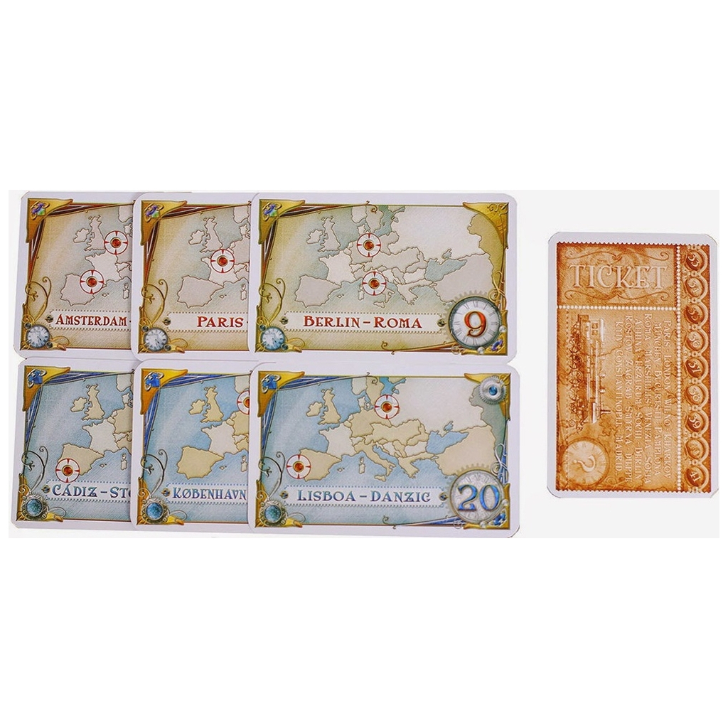 Настільна гра Lord of Boards Квиток на поїзд: Європа (Ticket to ride: Europe) (укр.) (DOW7202UK) - изображение 5