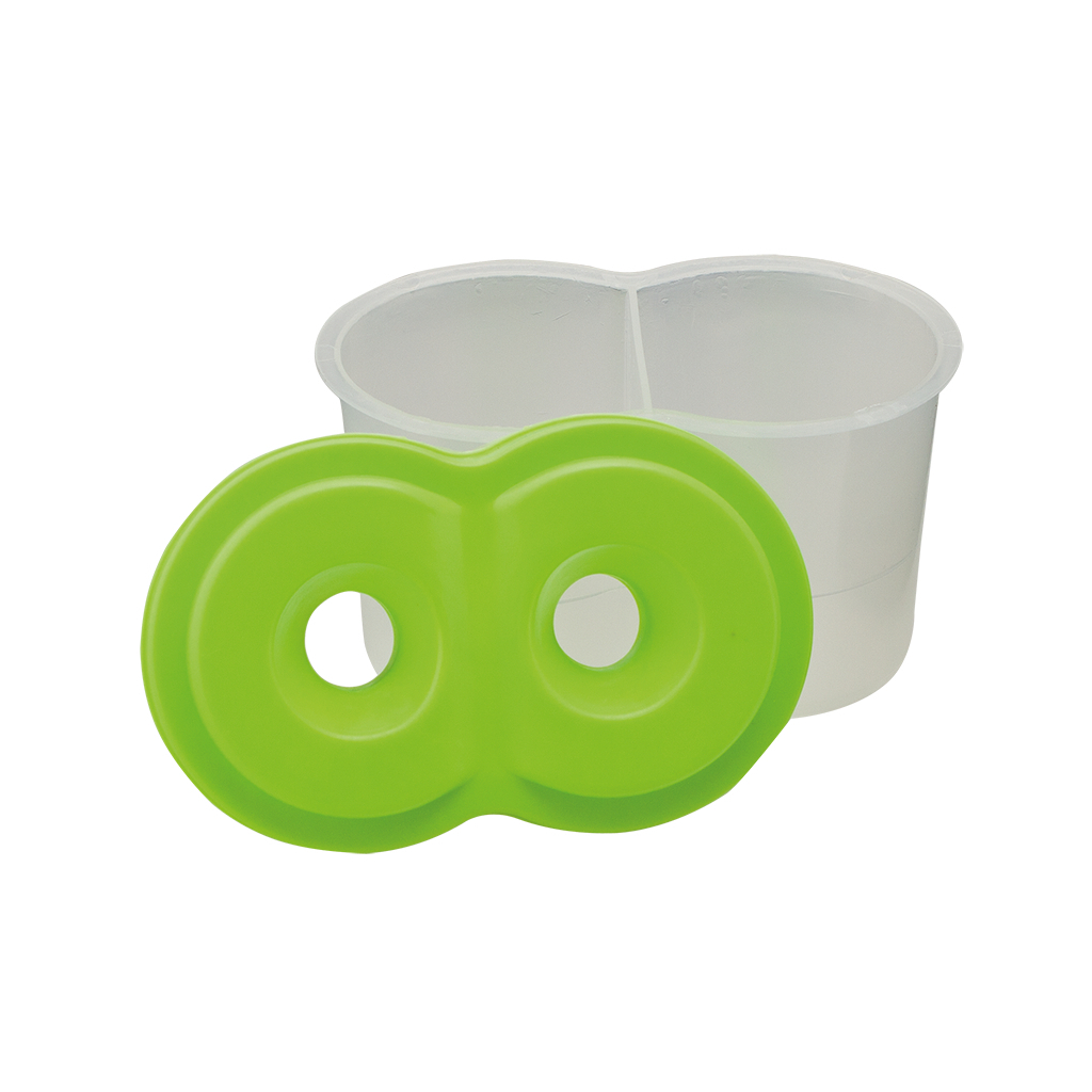 Стакан-непроливайка ZiBi з двома отворами, салатовий (ZB.6901-15) - изображение 2