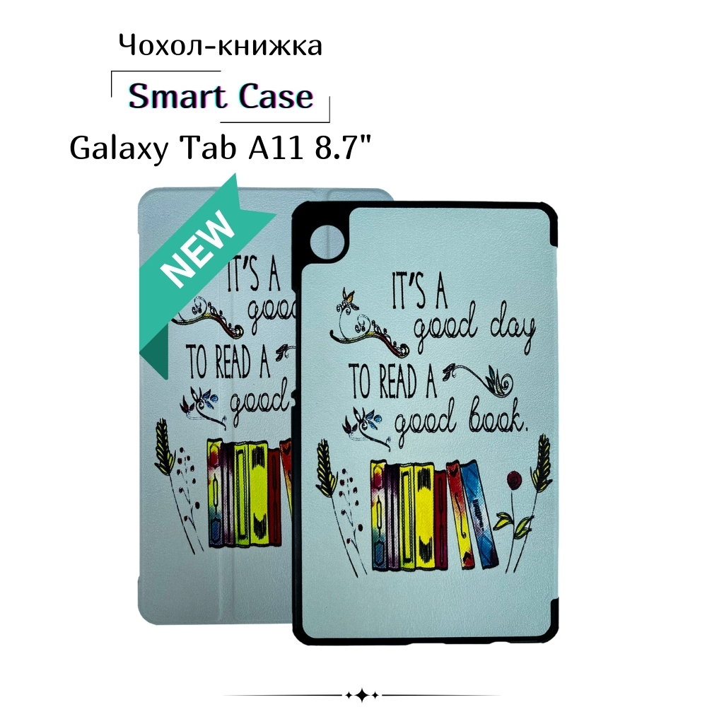 Чохол до планшета BeCover Smart Case Samsung Galaxy Tab A11 SM-X133/X135 8.7" Good Book (713987) - зображення 1