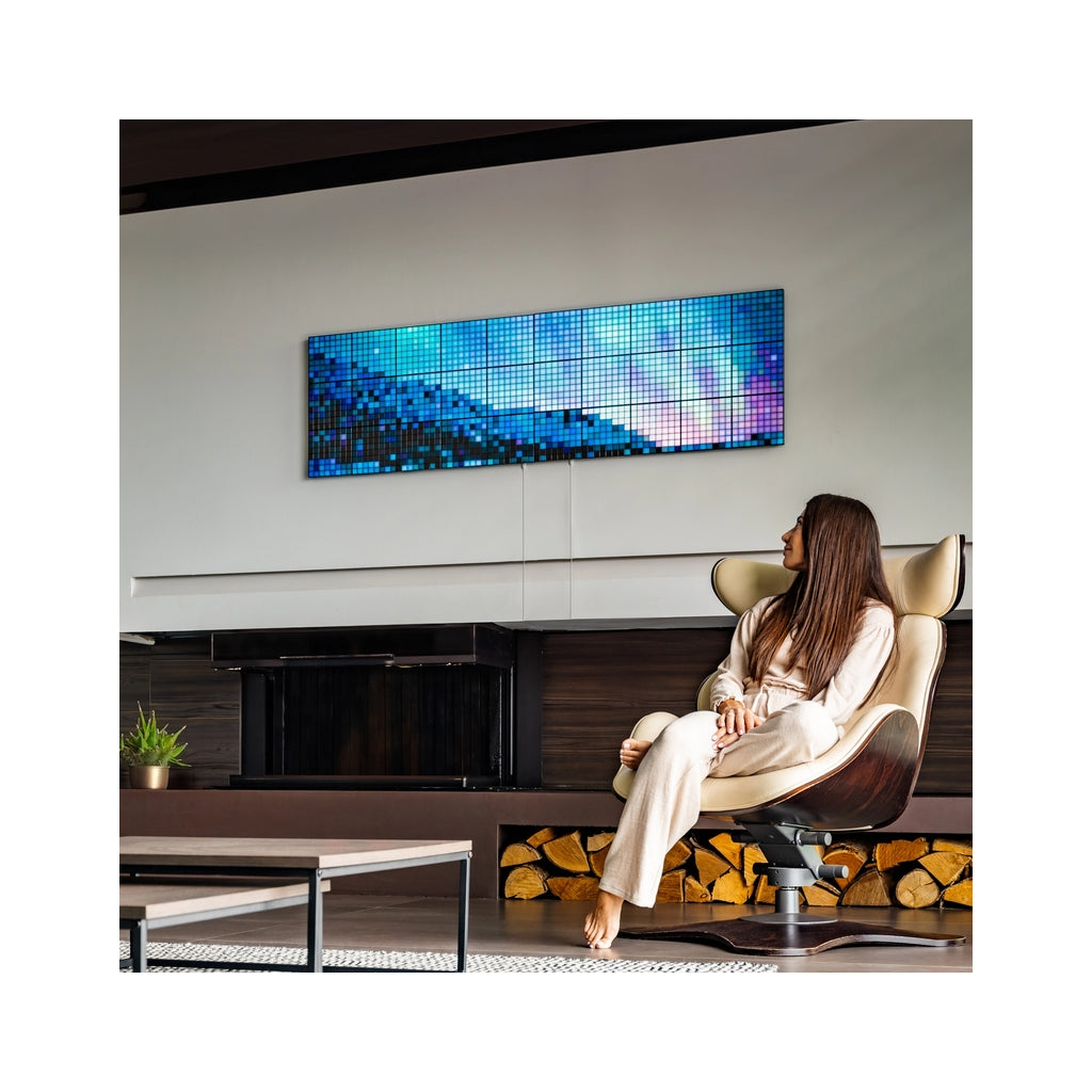 Гірлянда Twinkly Smart LED Squares 1 Starter Panel, RGB LED, USB-C, Black 16х16см (TWQ064STW-01-BUSB) - зображення 8