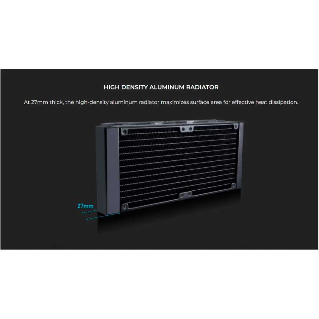 Система рідинного охолодження Lian Li GA II Lite 240P, Black (G89.GA2L24PB.00) - изображение 8