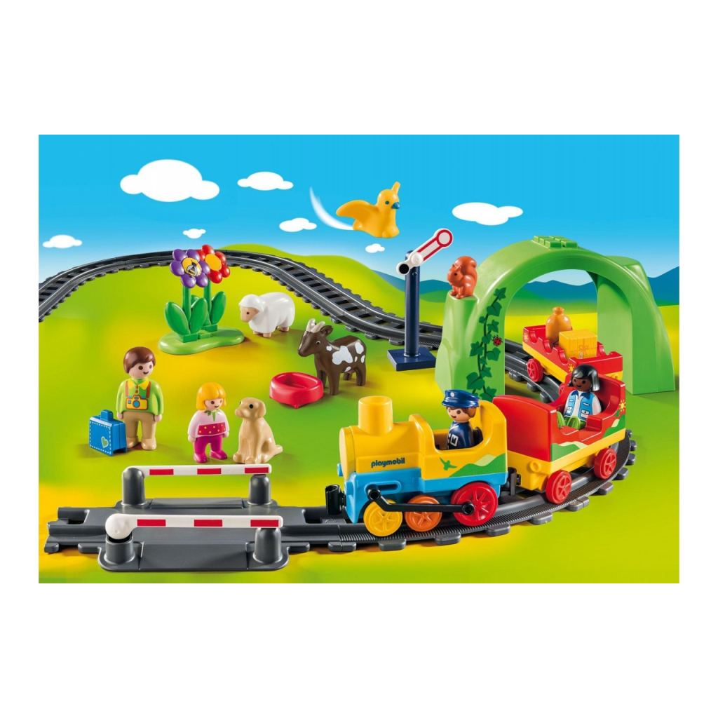 Конструктор Playmobil 1.2.3 Моя перша залізниця (70179) - зображення 2