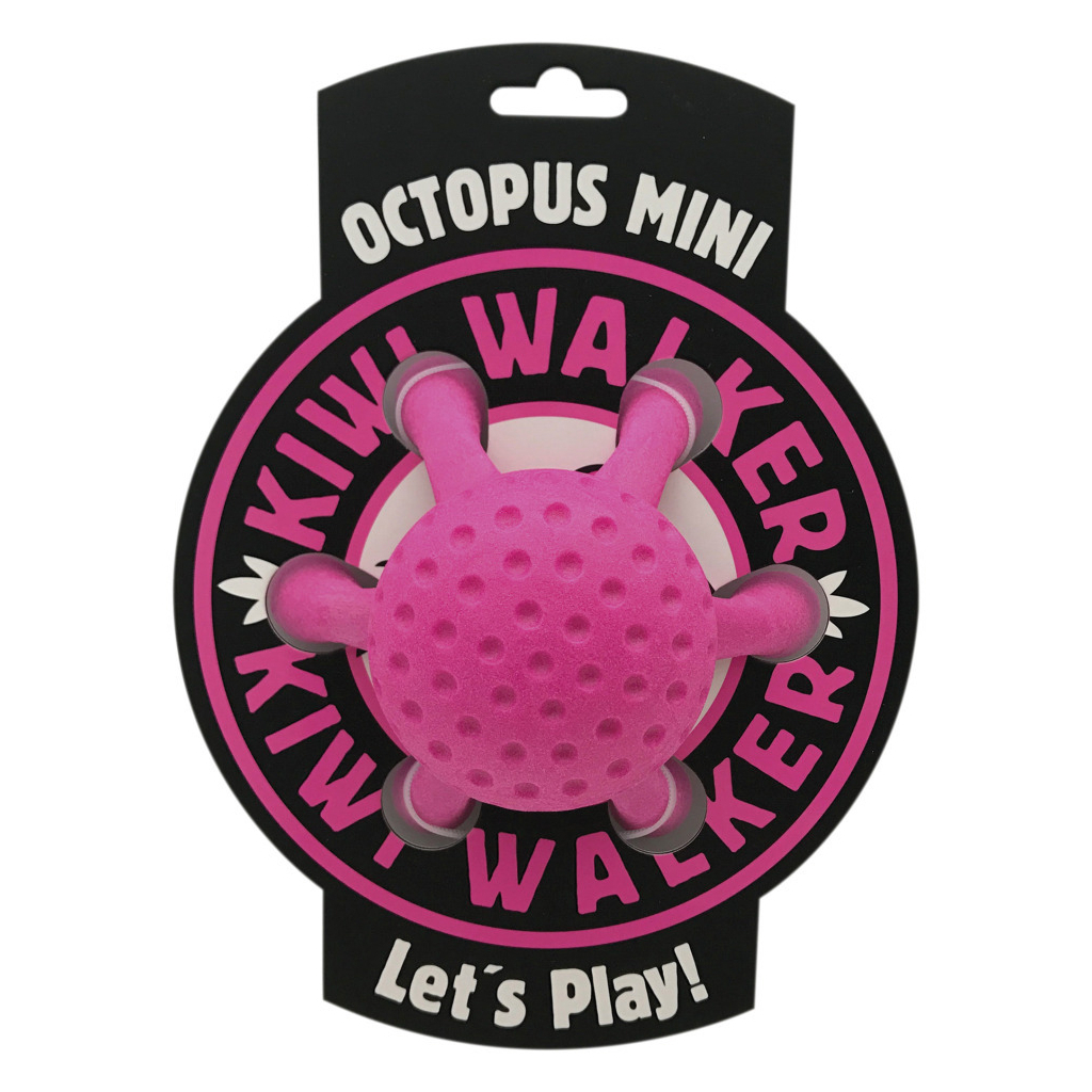Іграшка для собак Kiwi Walker Восьминіг 13 см рожева (8596075002794) - зображення 2