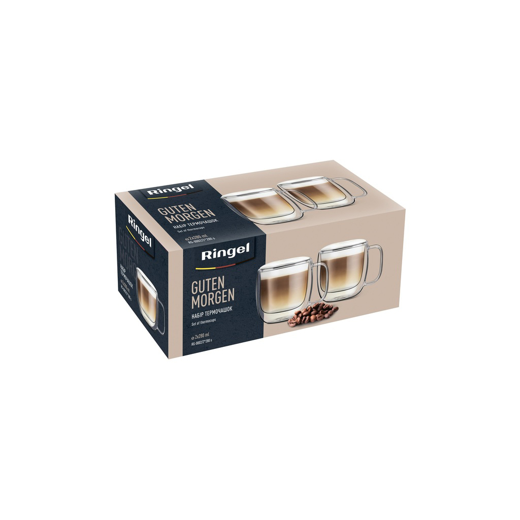 Набір чашок Ringel Guten Morgen 280 мл 2 шт (RG-0002/2*280 s) - изображение 4
