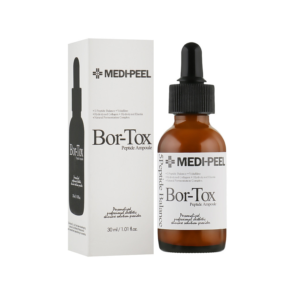 Сироватка для обличчя Medi-Peel Bor-Tox Peptide Ampoule Пептидна проти зморщок 30 мл (8809409341705) - зображення 1