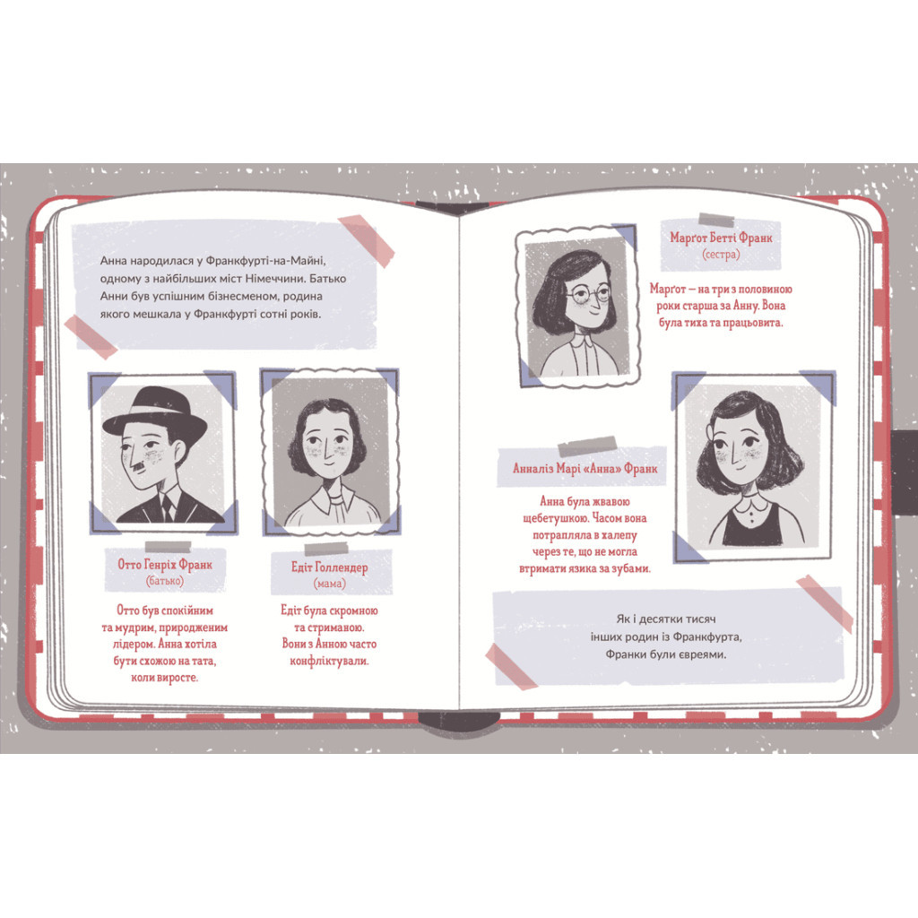 Книга Маленькі історії Великих Людей. Анна Франк - Ізабель Томас Видавництво Старого Лева (9789664481547) - зображення 4