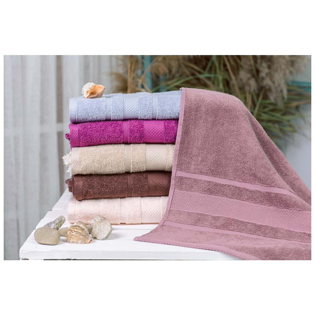 Рушник MirSon набір банний 5025 SoftNes Delicacy 50x90 см 6 шт (2200003181029) - зображення 2