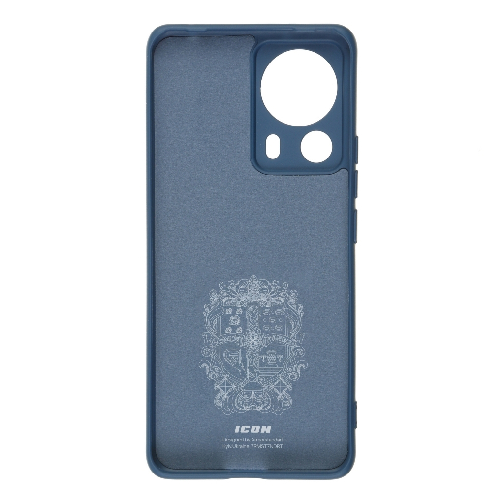 Чохол до мобільного телефона Armorstandart ICON Case Xiaomi 13 Lite 5G Camera cover Dark Blue (ARM66504) - зображення 2