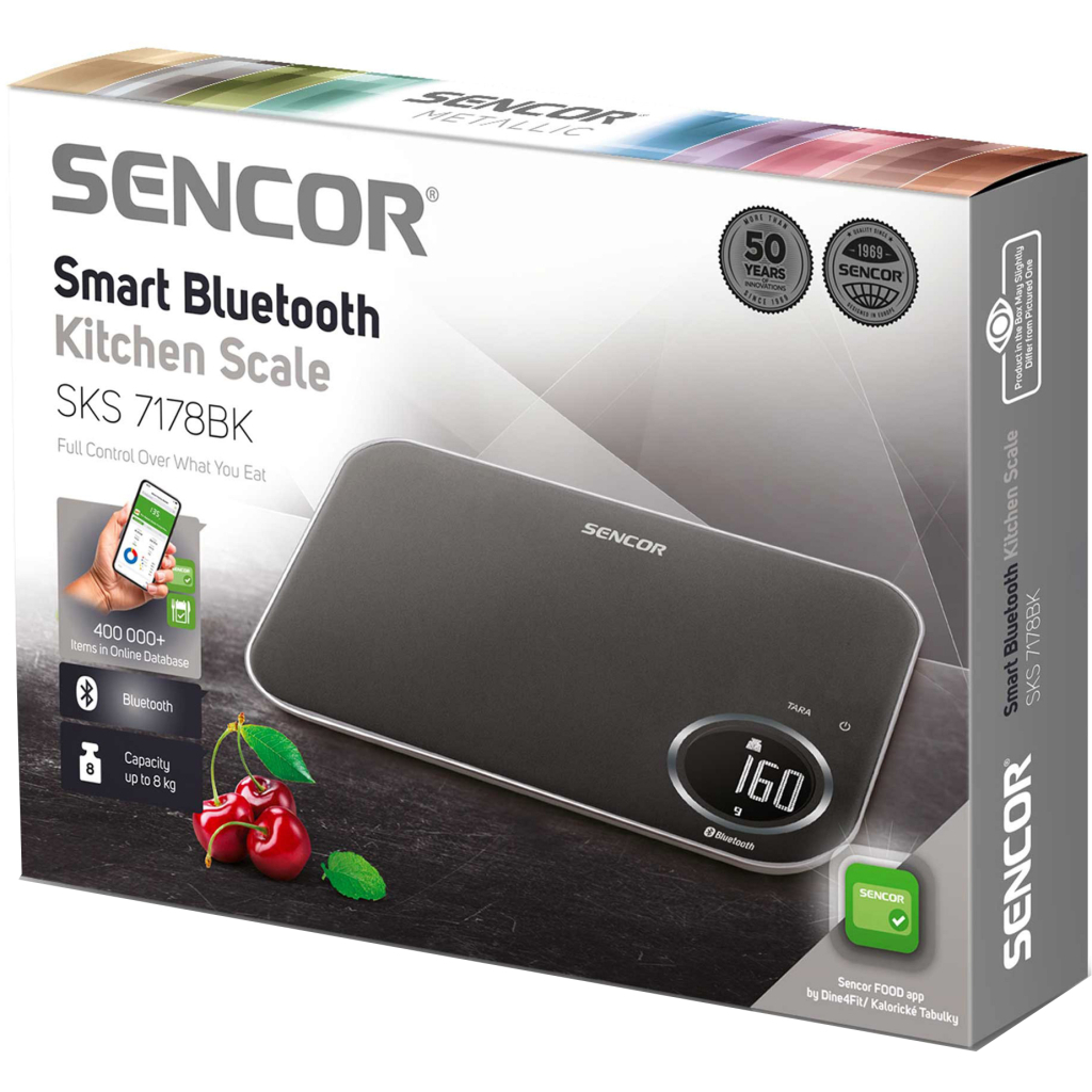 Ваги кухонні Sencor SKS7178BK - изображение 10