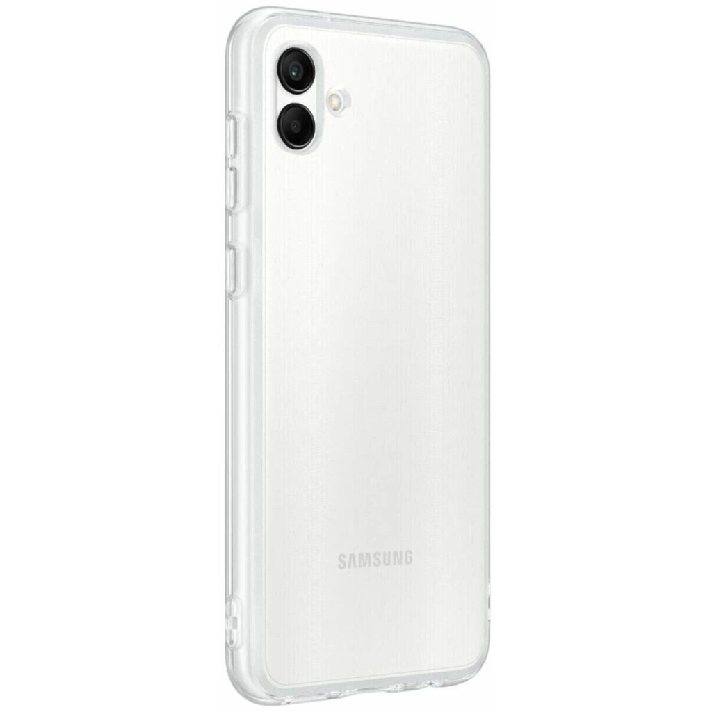 Чохол до мобільного телефона Samsung Samsung A04 Soft Clear Cover Transparency (EF-QA045TTEGRU) - зображення 4