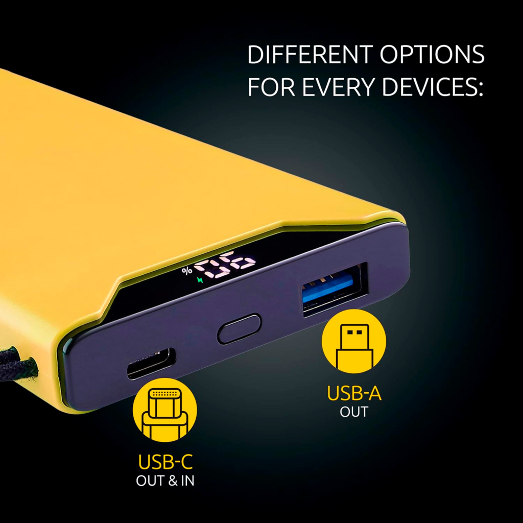 Батарея універсальна Intenso F10000 10000mAh QC/3.0 yellow (7332039) - зображення 8