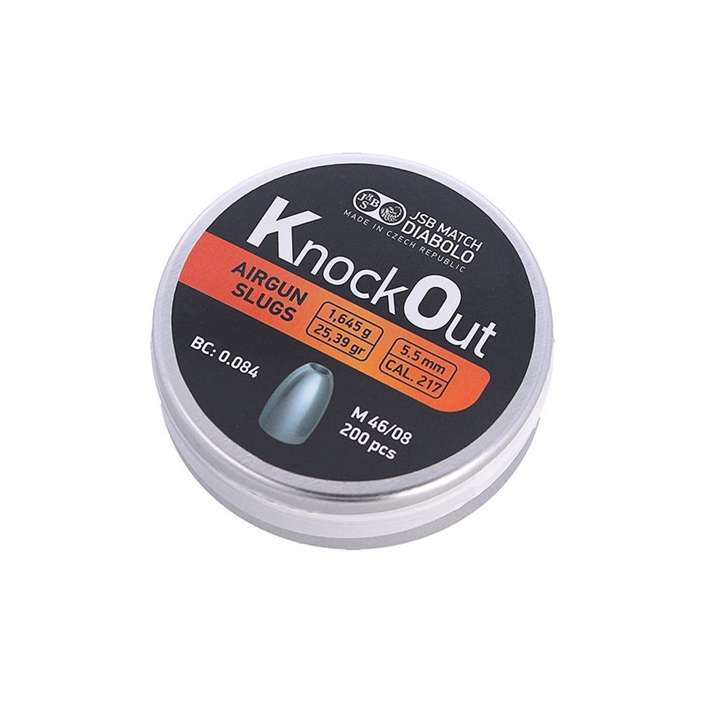 Пульки JSB Slugs 216 5,5 мм 200 шт/уп (546122-200) - зображення 1