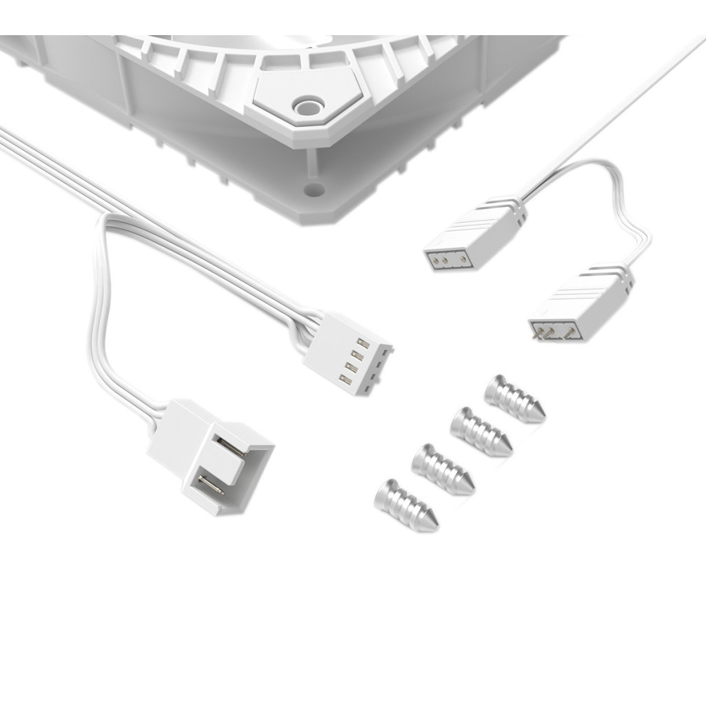 Кулер до корпусу ID-Cooling WF-14025-XT ARGB WHITE - зображення 4