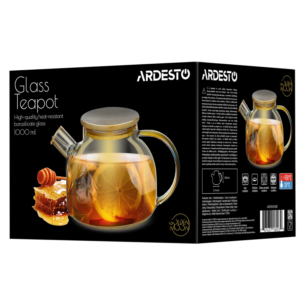 Заварник Ardesto Golden Moon 1000 мл (AR3010GBB) - picture 4