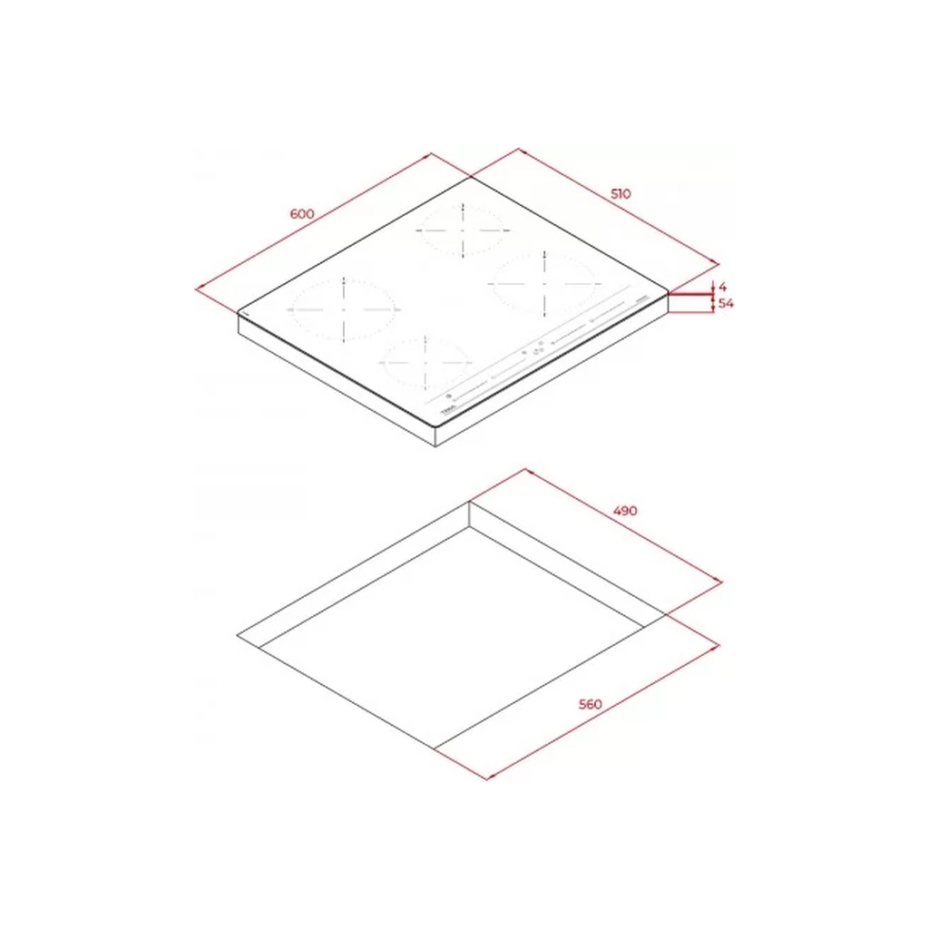 Варочна поверхня Teka IZC 64010 BK MSS 112520015 - зображення 5