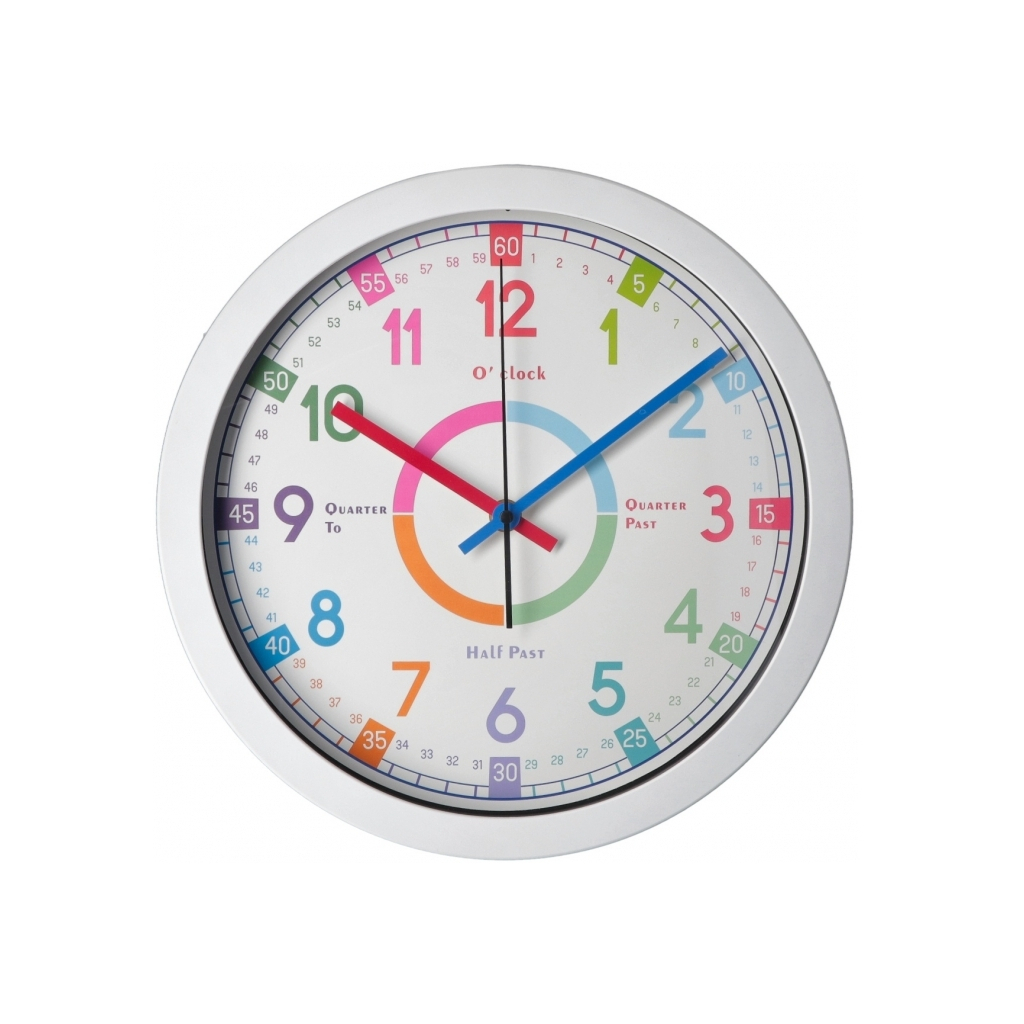 Настінний годинник Optima Emotion пластиковий, білий (O52113) - зображення 1