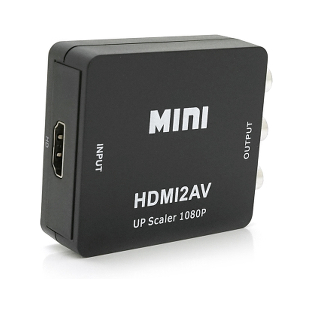 Перехідник HDMI F to 3xRCA F AV 720P/1080P black Voltronic (YT-CM-HDMI/AV-B) - зображення 4
