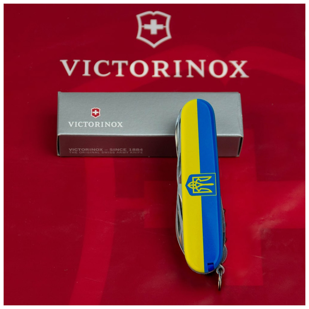 Ніж Victorinox Huntsman Ukraine 91 мм Герб на прапорі горизонтальний (1.3713.3_T3040p) - зображення 12