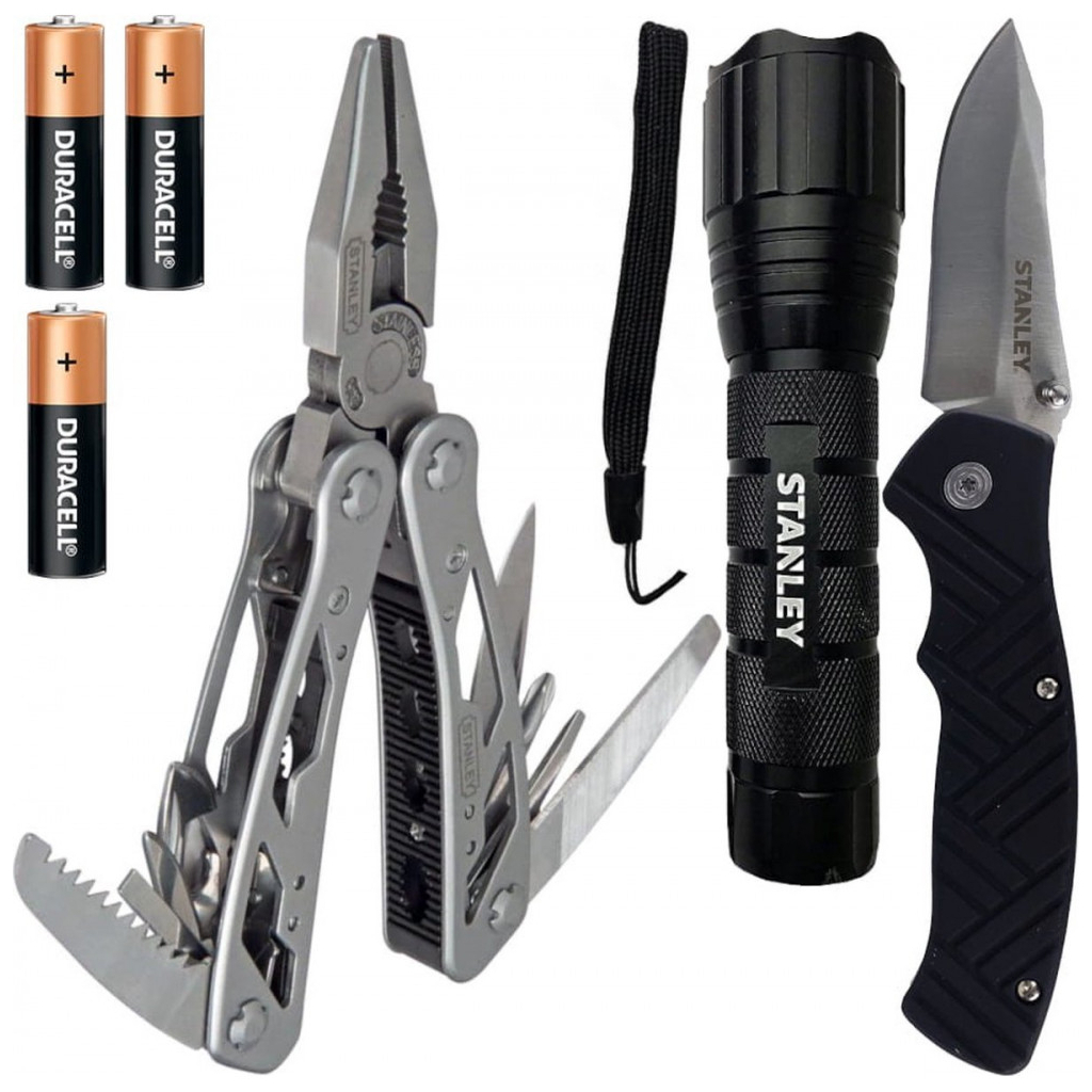 Мультитул Stanley MULTI-TOOL 12 in 1 + складаний ніж + ліхтарик (STHT81502-0) - зображення 1