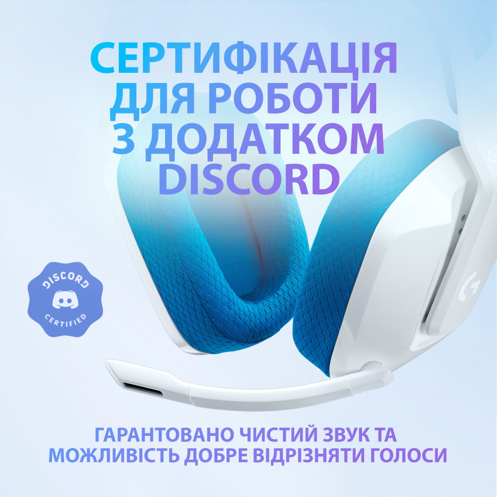 Навушники Logitech G335 Wired Gaming White (981-001018) - зображення 9