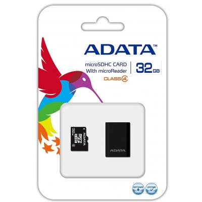 Карта пам'яті ADATA 32GB microSDHC Class 4 (AUSDH32GCL4-RM3BKBL) - зображення 4