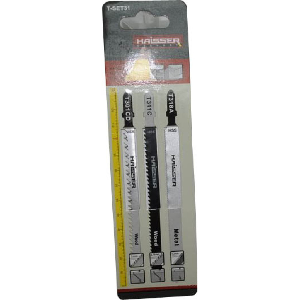 Полотно HAISSER набір пиляльних - T-SET31, 3шт (32344) - зображення 1